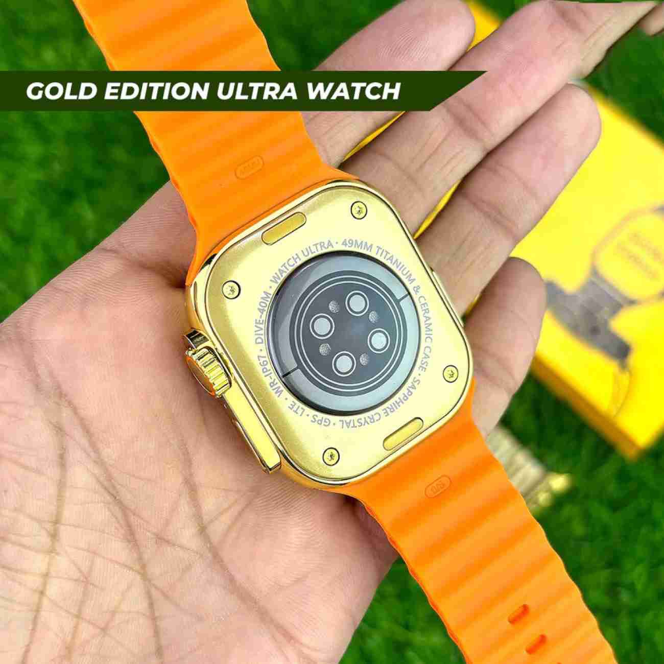 C9 Ultra 2 Golden Watch (2 Straps)